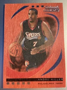 2006-07 Topps Trademark Moves Wood Red Andre Miller #d 18/35 76ers - Imagen 1 de 2