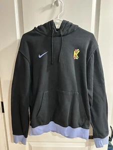 Nike Kyrie Irving X Spongebob Hoodie Pullover Black * small bleach Spot On Hood* - Picture 1 of 7