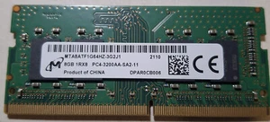 Micron MTA8ATF1G64HZ-3G2J1 8GB Laptop Memory Module DDR4 SDRAM 1600MHz Used - Picture 1 of 2