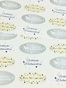 Weihnachten German Christmas Stickers Labels for Cards Festive Craft X5125DE16 - Picture 1 of 2
