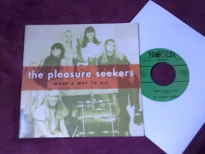 THE PLEASURE SEEKERS What a way to die 7" REISSUE USA 1960s POP Suzi Quatro - Picture 1 of 2