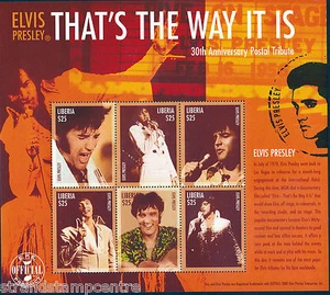 Elvis Presley That's The Way It Is Unmounted Mint Stamp Sheet from Liberia - Picture 1 of 1