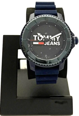 TOMMY HILFIGER BLUE PLASTIC AND RUBBER WATCH 1792000 - Image 1 of 4