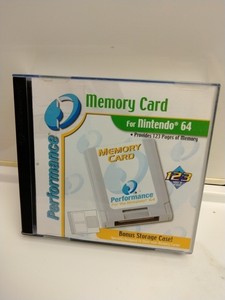 Performance Memory Cards& Case for Nintendo 64 System N64 Console 369 Save Pages