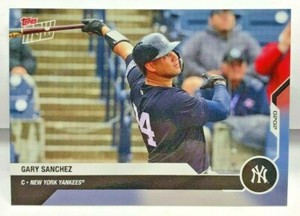 Gary Sanchez 2020 Topps Now Road To Opening Day #OD-37  NEW YORK YANKEES SP /854