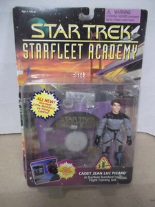 1996 Playmates Star Starfleet Academy Cadet Jean-Luc Picard 5" W CD. New - Picture 1 of 8