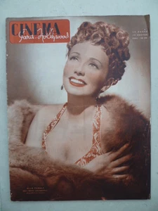 Rare Magazine CINEMA PARIS-HOLLYWOOD - Cv Mila PARELY - Imagen 1 de 2