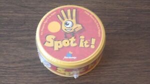 New in Metal Tin 2015 Spot it! Card Party Game By Blue Orange