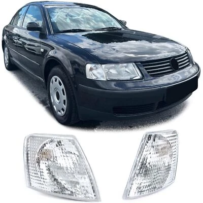 Coppia frecce bianche sinistra destra per Vw Passat 3B berlina Variant 96-00 - Immagine 1 di 4