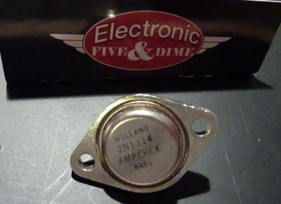 2N1314  AMPEREX  PNP Transistor Audio Frequency Power Amplifier - Image 1 of 2