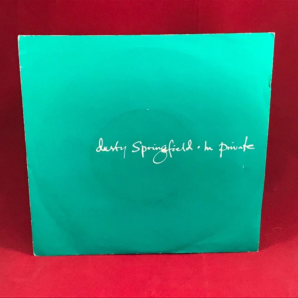 DUSTY SPRINGFIELD In Private 1989  UK  7" Vinyl Single Parlophone 45 record - Image 1 of 1