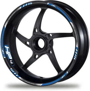 Calcomanía laminada de llantas de moto BMW HP4 rayas S1000rr azul - Imagen 1 de 2
