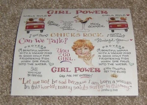 Colorbok Sticker ~ Susan Branch......Girl Power Sayings & Quotes - Picture 1 of 2