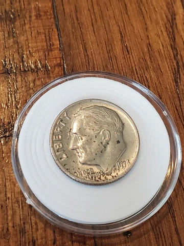 RARE 1973 ROOSEVELT DIME NO MINT MARKS-FREE SHIPPING!! Cover