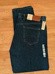 NWT M&S Men's 42/33 Blue Jeans Tapered Denim NEW - Picture 1 of 5