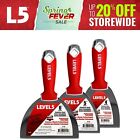 Drywall Knife Set 4" 5" 6" Stainless Steel w/ Soft Grip Handles | LEVEL5 | 5-620