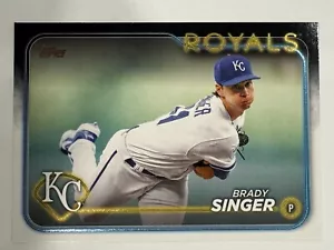 2024 Topps Series 1 - #173 Brady Singer Kansas City Royals ⚾️ - Picture 1 of 2