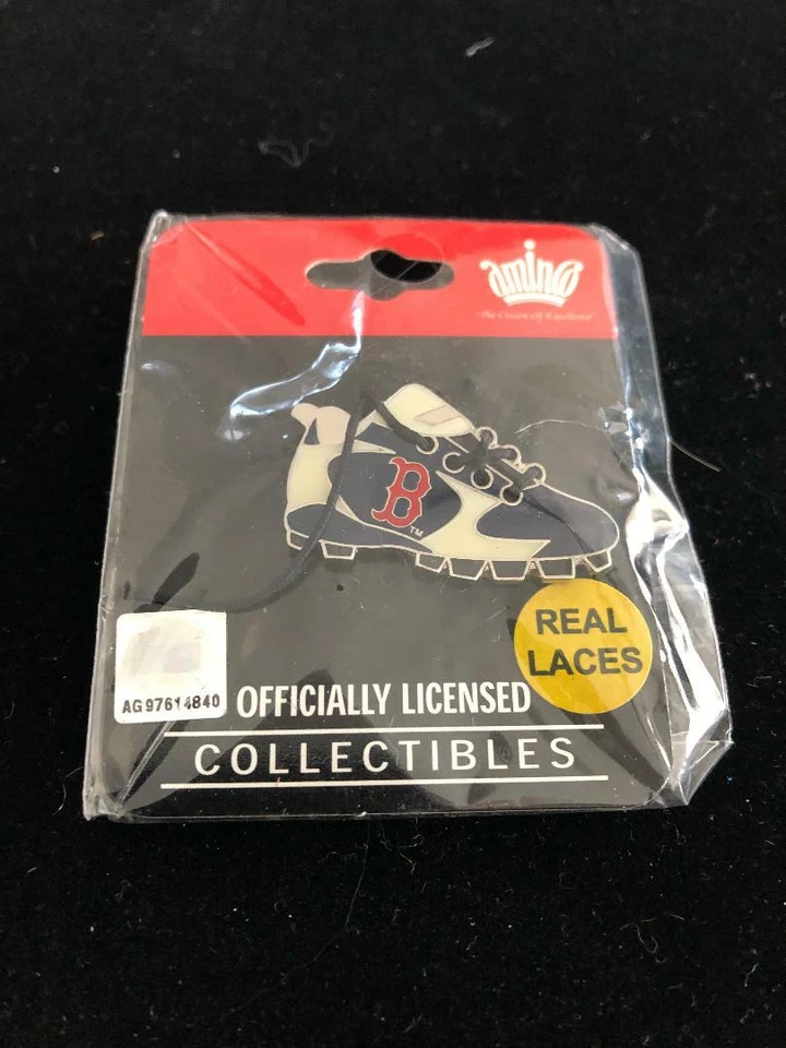 NEW Boston Red Sox "Shoe with Laces" Collectible Lapel Pin - MLB Licensed - Image 1 of 1