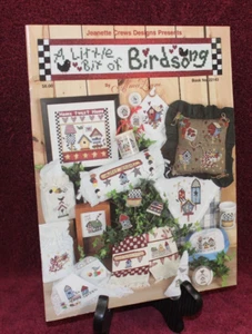 Jeanette Crews Designs Cross Stitch Pattern Booklet - A Little Bit of Birdsong - Picture 1 of 2
