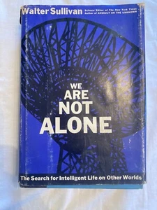 We Are not Alone - Walter Sullivan, 1964 UFO book hc w/dj-Hill - Picture 1 of 5