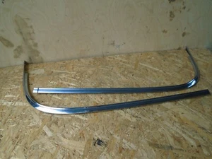 1960 IMPALA Flat Top REAR GLASS UPPER TRIM PAIR moulding GM 1959 Cadillac ? - Picture 1 of 9