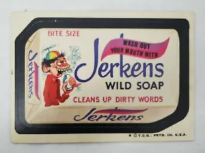 VINTAGE "Jerkens WILD SOAP" 1974 Wacky Packages Series 6 Printed in USA - Picture 1 of 5