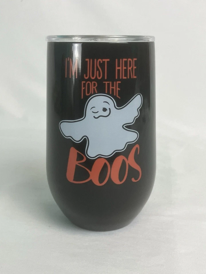 SPOONTIQUES 16988 BOOS STAINLESS WINE TUMBLER