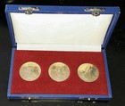 3 DDR Medaillen Patrioten des Befreiungskampfes 1813, CuNi 40mm Stgl., 1979, RRR
