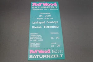 Altes Konzertticket - Leningrad Cowboys - Tollwood München - 24.6. - Imagen 1 de 2