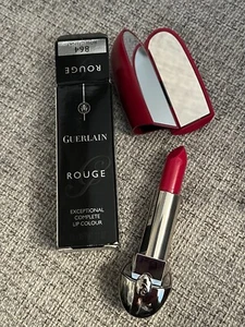 Lápiz labial Guerlain Rouge excepcional color labial completo 864 rosa granate 3,5 g nuevo - Imagen 1 de 1