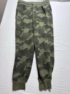 Champions Herren grün authentisch Athleticwear Camouflage Jogginghose Größe Large - Bild 1 von 9