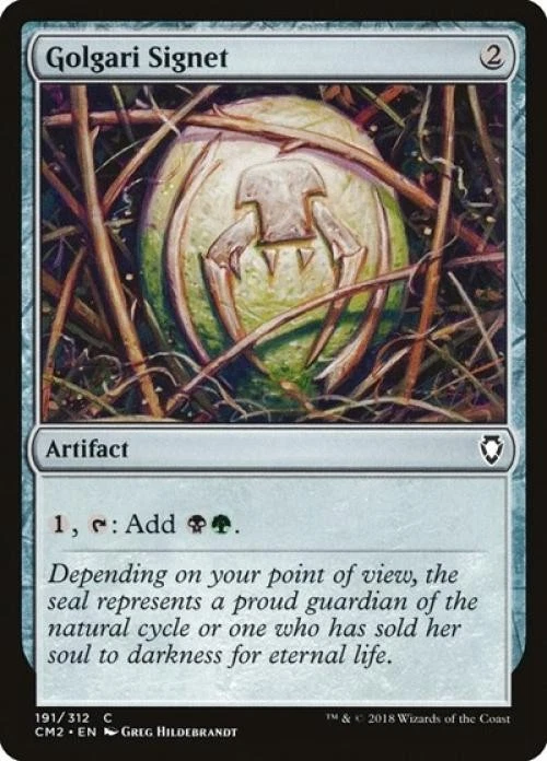 Golgari Signet (191) - Near Mint MTG Commander Anthology Volume II - Image 1 of 1