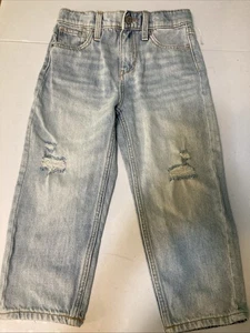 Old Navy Girls Jeans Size 6 /high rise slouchy straight - Picture 1 of 4