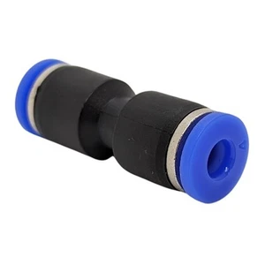 PU Schlauch Steckverbinder 4mm gerade Schnellverschluss pneumatischer Steckverbi - Picture 1 of 7