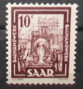 N°949AB STAMP DEUTSCHES REICH SAARLAND NEW WITHOUT FOLD Aus - Picture 1 of 1