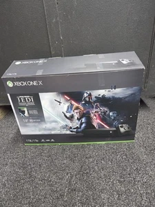 Microsoft Xbox One x Home Console Black Star Wars Jedi Fallen Order Deluxe Ed. - Picture 1 of 6