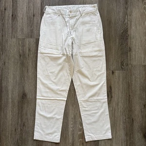 Bills Khakis Pants Ivory M2 Straight Fit Flat Front Officer Men’s 32x30 USA NWOT - Picture 1 of 13