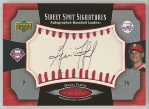 2005 Upper Deck Sweet Spot Signatures Gavin Floyd Auto /350 Phillies #SS-GF A1 - Bild 1 von 2