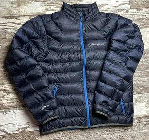 Eddie Bauer Stormdown 800 Goose Down First Ascent Puffer Quilted Jacket men's M - Picture 1 of 10