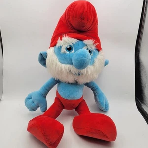 PAPA SMURF Large 20" Plush Peyo Jakks Pacific The Smurfs Movie Stuffed Animal - Picture 1 of 9