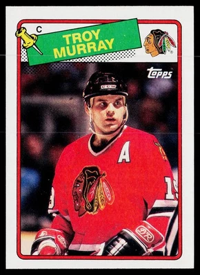 1988-89 Topps #106 Troy Murray - Image 1 of 2
