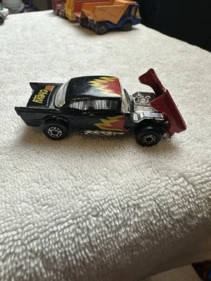 Chevy Matchbox Superfast Series #4 '57 1979 de colección negro/rojo con llamas muy bonito Foto 1 de 4