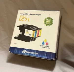 Alternative for Brother LC-71 C M Y Dataproducts Ink Black Inkjet Cartridges NIP - Picture 1 of 3