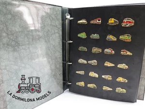 D883 - ALBUM COMPLETO con COLECCION DE 93 PINS FERROVIARIOS - Imagen 1 de 10
