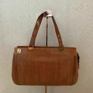 Fendi Handtasche geflochtenes Leder 34 - Bild 1 von 10