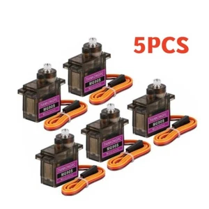 5x MG90S Metal Gear Micro Servo Mini Auto Servo für RC Boot Flugzeug Helikopter~ - Bild 1 von 11
