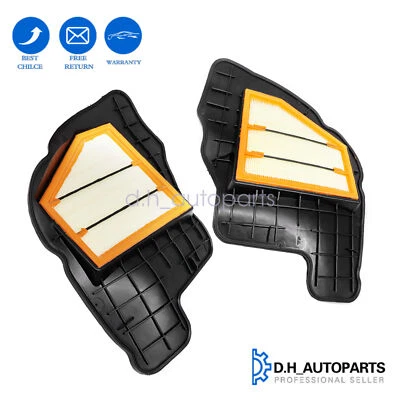 Engine Air Filter Pair Fits For BMW 550i 650i 750i 750Li X5 X6 LH & RH - Изображение 1 из 4