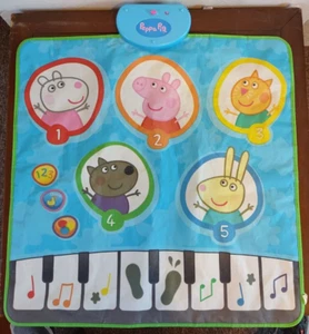 Peppa Pig Musik Klavier springende Spielmatte schlammige Pfützen Zahlen Farben Klänge Spiel - Bild 1 von 12