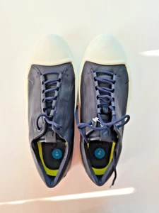 ECCO Flexure T-Cap Low Top Lace Up Sneaker Navy EU 42 US 8 UK 8.5 Men's Shoe - Picture 1 of 8