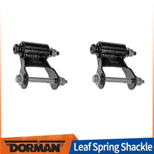 Dorman 2 PCS Rear Rearward Pair Leaf Spring Shackle For 1998-1999 DODGE DURANGO - Bild 1 von 6
